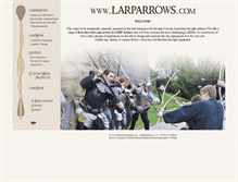 Tablet Screenshot of larparrows.com